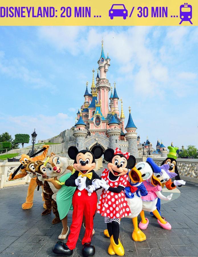 Qhome 1 - Studio Entre Paris Et Disney فيليرز سور مارن المظهر الخارجي الصورة